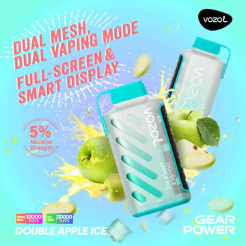 Vozol Gear Power Double Apple Ice (20000 Puffs)