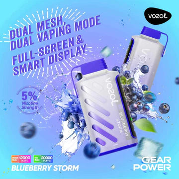 Vozol Gear Power Blueberry Storm (20000 Puffs)