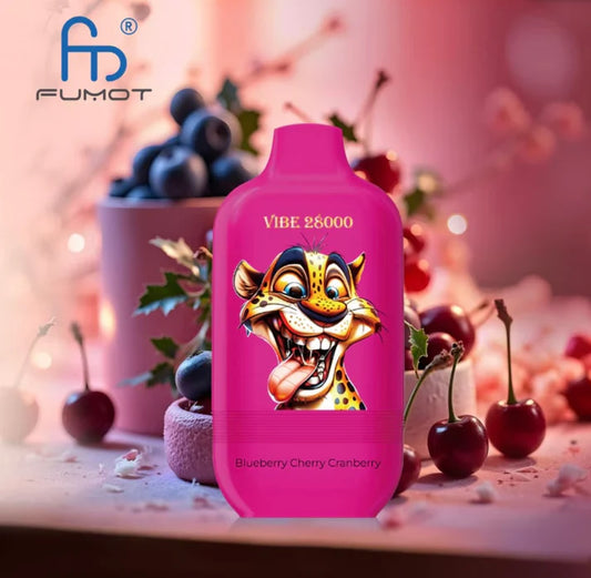 Fumot Vibe Blueberry Cherry Cranberry (28000 Puffs)